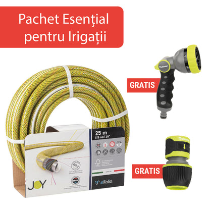 Pachet irigare gradina cu furtun JOY 3/4