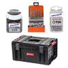 Trusa mesterului: Pachet cutie de scule Qbrick PRO TOOLBOX + 19 burghie metal + 20 biti PROJAHN