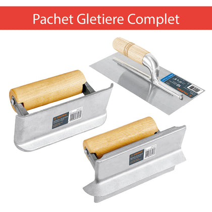 Pachet complet de gletiere TRUPER pentru colturi, caneluri si finisaje