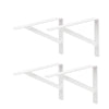 Pachet 4 suporti ranforsati pentru raft FIERO, 20 x 30 cm, albi