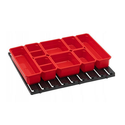 Set de cutii de plastic pentru organizator QBRICK QS PRO, SET 6