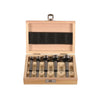 Set de burghie FORSTNER in cutie de lemn 15-35 mm 5 buc/set, PROJAHN