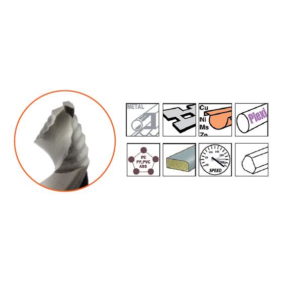 Burghie pentru metal cu trepte, HSS-G, ProStep 3-4-5-6-8 mm, Projahn