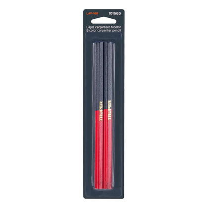 Creion bicolor pentru tamplarie, 17 cm, 2 buc/set. Truper