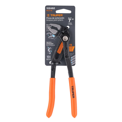 Cleste de teava reglabil cu buton, 18 cm, Truper