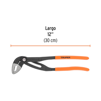 Cleste de teava reglabil cu buton, 30 cm, Truper