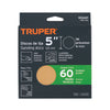 Set de 5 discuri abrazive, granulatie 60, ø 125 mm, Truper