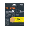 Set de 5 discuri abrazive, granulatie 120, ø 125 mm, Truper