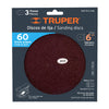 Disc abraziva pentru masini de slefuit, granulatie 60, Truper