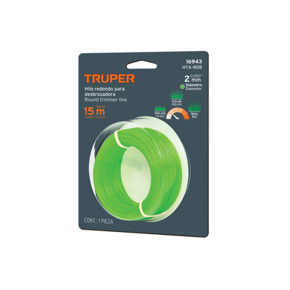 Fir HEAVY DUTY pentru trimmer 2 mm/15 m - Truper