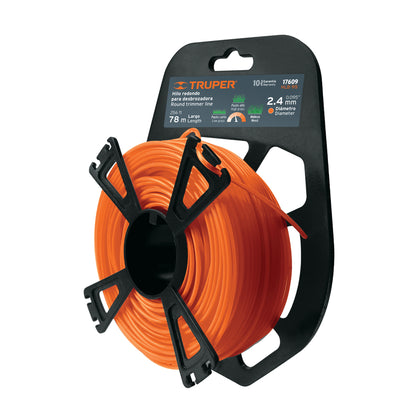 Fir HEAVY DUTY pentru trimmer la rola 2.4 mm/78 m - Truper