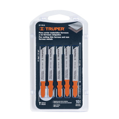 Set de panze pentru fierastrau pendular, taiere metal, Truper, 5buc/set