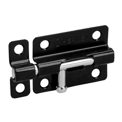 Zavor usa mobilier, aplicat, 75 mm, otel negru, Hermex