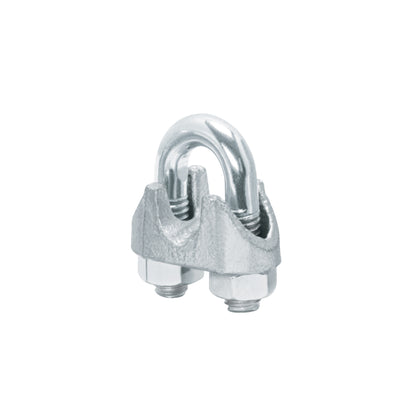 Brida zincata pentru cablu de otel, 8 mm, 2 buc/set, Fiero