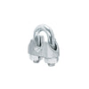 Brida zincata pentru cablu de otel, 8 mm, 2 buc/set, Fiero
