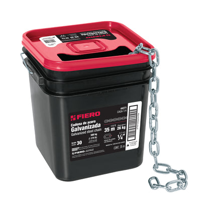 Lant din otel galvanizat 35 m, 6.5 mm, Truper