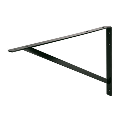 Suport pentru raft ranforsata, neagra, 33 x 50 cm, Fiero