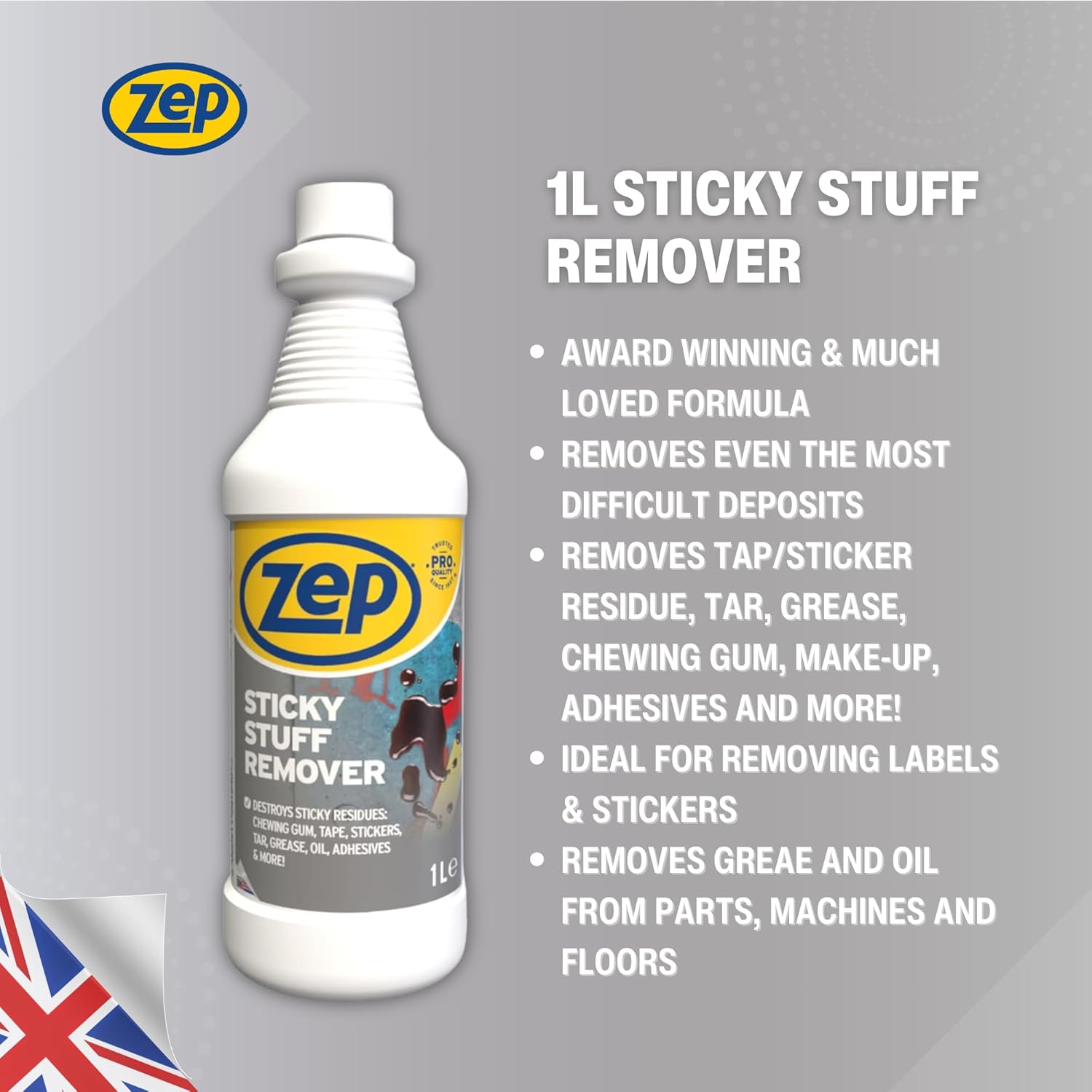 Solutie pentru dezlipit etichete, 1000 ml – ZEP