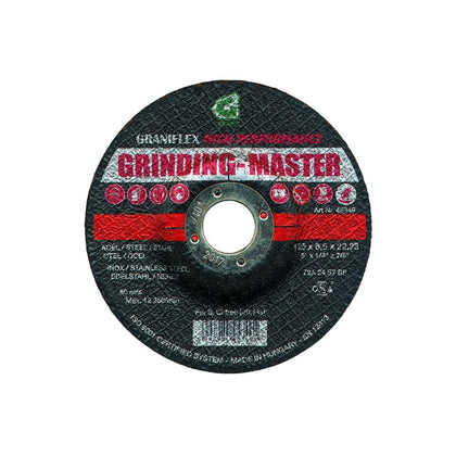 Disc de polizare pentru otel profilat si inox Graniflex Grinding-Master 125x6.5x22,23