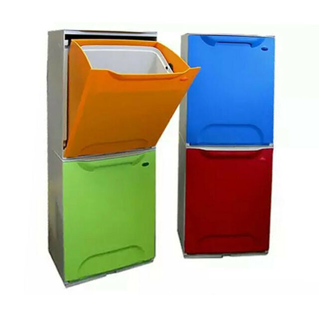 Cos de gunoi modular ArtPlast Eco-Logico interior 340x290x470 pentru colectare selectiva deseuri culoare: gri