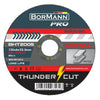 Disc de polizare pentru otel THUNDER-CUT de 125x6x22,23 mm, BorMann PRO