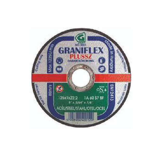 Disc de debitare pentru otel structural Graniflex Plussz 230x2.5x22.23
