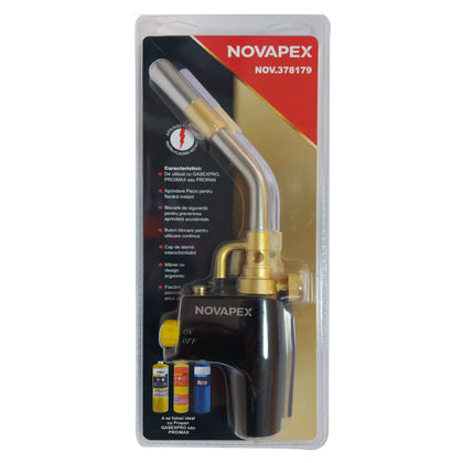Arzator NOVAPEX cu piezo pentru lipire cu PRO/MAX