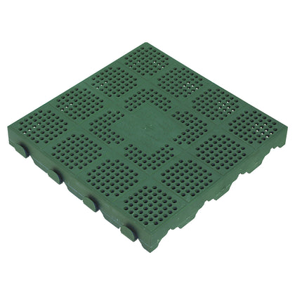 Placa podea cu drenaj ArtPlast, plastic, verde, 400x400x48 mm